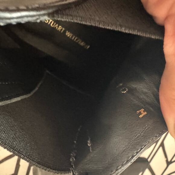 Stuart Weitzman Men’s Gobi black leather ankle boot size 10 - Picture 9 of 10